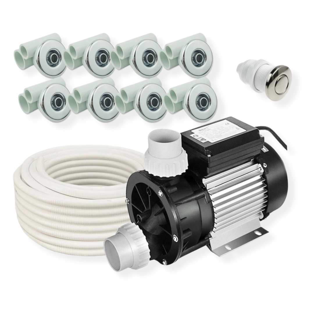 Hidromasažo sistema 1.1kW su 8 purkštukais-1 Hidromasažo sistema 1.1kW su 8 purkštukais