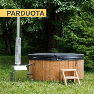 Stiklo pluošto apvalus kubilas (išorinė krosnelė) – Termo mediena