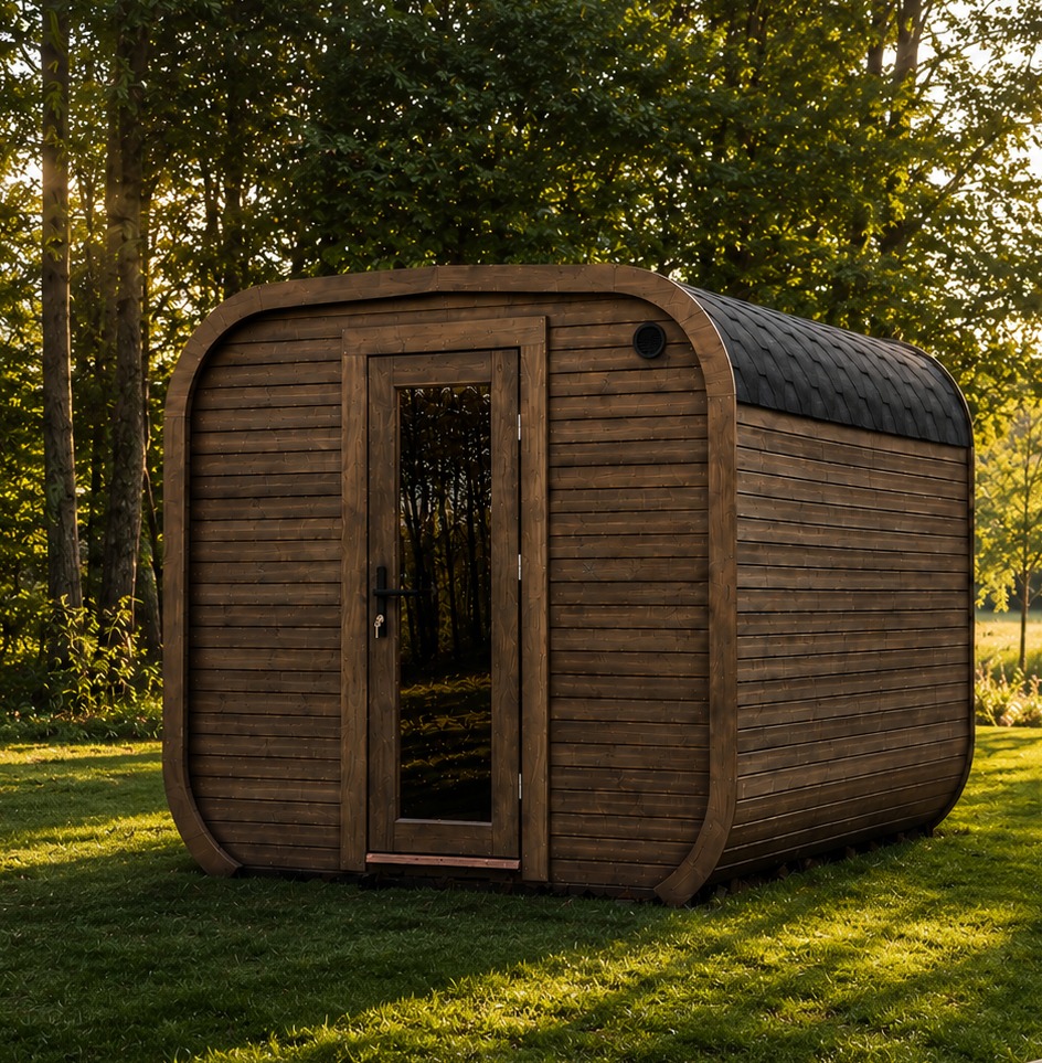 in stock CUBE sauna