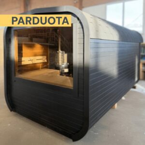 4M CUBE pirtis su priešpirčiu ir 50cm stogeliu