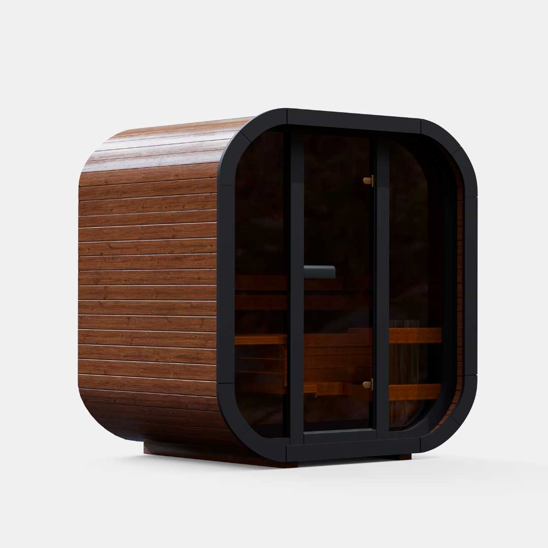 Vidaus pirtis MINI Cube 1.6M (DIY) - juoda