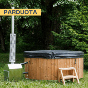 Stiklo pluošto apvalus kubilas (išorinė krosnelė) – Termo mediena