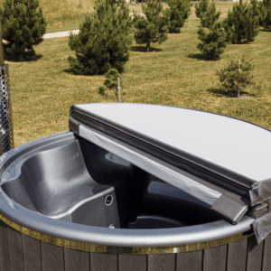 Akrilinis apvalus kubilas (išorinė krosnelė) – WPC plastiko dailylentės